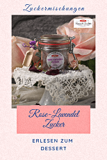 Rosenblüten-Lavendel-Zucker<p>Erlesen Zum Dessert