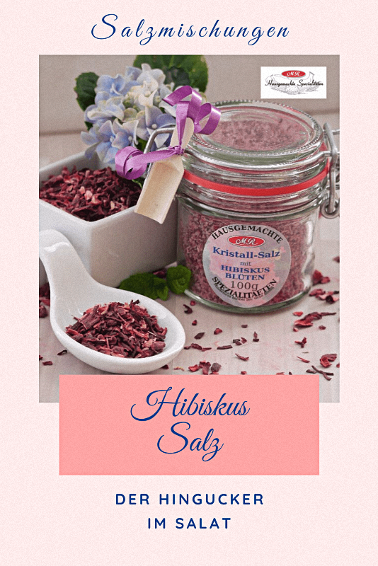 Hibiskusblüten-SalzDer Hingucker Im Salat