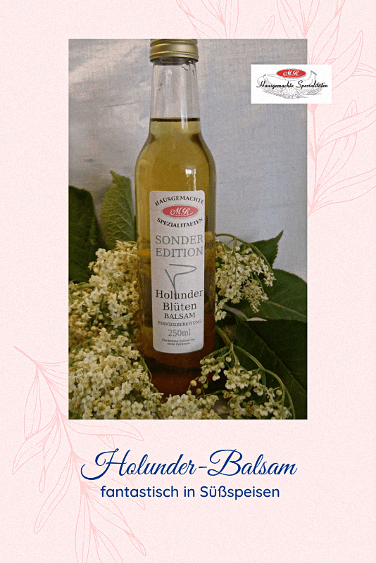 Holunderblüten-Balsamessig Der Liebliche