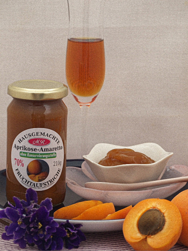 Aprikose-Amaretto Fruchtaufstrich