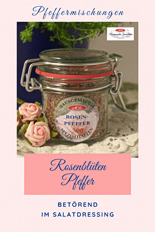 Rosenblüten-PfefferBetörend Im Salat